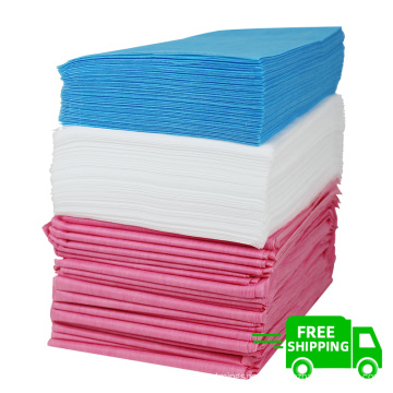 massage spa and beauty salon waterproof oil proof pp spunbond nonwoven PE bed sheet